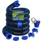 Kit de mangueira de esgoto RV DUMPMAN 6 m com adaptador Clear View