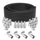 Kit de mangueira hidráulica KOUTIANWU 50 pés com conexões 3/8 polegadas 53 MPa Kit de mangueira hidráulica KOUTIANWU 50 pés com conexões 3/8 polegadas 53 MPa