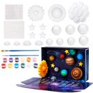 Kit de Maquete do Sistema Solar Pllieay com 17 Planetas de Espuma para Montar Kit de Maquete do Sistema Solar Pllieay com 17 Planetas de Espuma para Montar