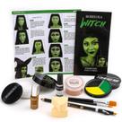 Kit de maquiagem BOBISUKA Halloween Green Witch com pintura facial