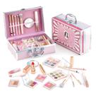 Kit de maquiagem Color Nymph para adolescentes com estojo de trem e sombra 18