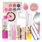 Kit De Maquiagem Completo Com Bolsa Transparente Kit De Maquiagem Completo Com Bolsa Transparente