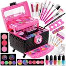Kit de maquiagem FUN KIDZ 60 unidades para meninas de 6 a 12 anos com caixa dobrável