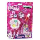 Kit de Maquiagem Infantil com Sombra e acessórios Little Beauty