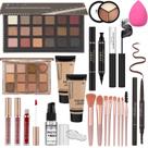 Kit de maquiagem KAVCENT para mulheres adolescentes com base de sombra