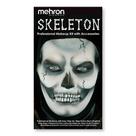 Kit de maquiagem Mehron Premium Character Skeleton Halloween