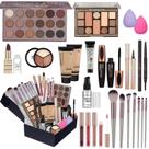 Kit de maquiagem MONRUEVT para meninas adolescentes com paleta de sombras e muito mais Kit de maquiagem MONRUEVT para meninas adolescentes com paleta de sombras e muito mais