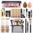 Kit de maquiagem NUIBO Kit completo com conjunto de sombras e batons Naked