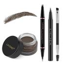 Kit de maquiagem para lápis de sobrancelha LAVONE com microblading à prova d'água