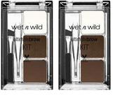 Kit de maquiagem para sobrancelhas wet n wild Ultimate Dark Brown (pacote com 2)