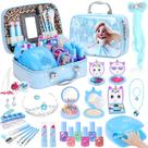 Kit de maquiagem PERRYHOME Kids para meninas de 3 a 12 anos com esmalte