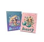 Kit de Maquiagem Sereia Infantil 17 Cores Com Espelho Mermaid