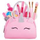 Kit de maquiagem Sprinkles Toyz Kids com bolsa de unicórnio não tóxico