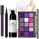 Kit de maquiagem UCANBE Purple Halloween SFX com sombra e batom