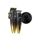 Kit de máquina Clipper Trimmer JRL Gold com lâmina de titânio Kit de máquina Clipper Trimmer JRL Gold com lâmina de titânio