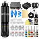 Kit de Máquina de Tatuagem Rotativa Wormhole para Iniciantes