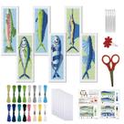 Kit de marcadores Cross Stitch FREEBLOSS FREEBLOSS 6 Set 11CT Kit de marcadores Cross Stitch FREEBLOSS FREEBLOSS 6 Set 11CT
