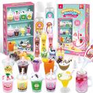 Kit de marcadores de bebidas em miniatura ColoPlay com 20 bebidas para crianças de 8 a 12 anos