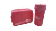 Kit De Marmita Com 3 Peças C/Colher + Garrafa 420ML