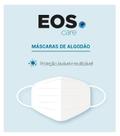 Kit de Máscara Protetora Facial EOS em Algodão Reutilizável 10 Unidades -