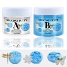 Kit de Massa de Silicone DIYcraft 454 g para Moldes, Flexível