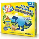 Kit de Massinhas Dinossauros 2 150g Com Peças para Moldar - Acrilex