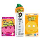 Kit de material de limpeza Scrub Daddy Scrub Mommy + Cif