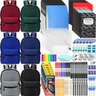 Kit de material escolar Gilprop, 6 conjuntos com mochila de 15 polegadas, 66 unidades Kit de material escolar Gilprop, 6 conjuntos com mochila de 15 polegadas, 66 unidades