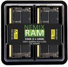 Kit de Memória NEMIX RAM 32GB DDR4 2666MHz ECC SODIMM para NAS