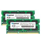 Kit de memória RAM D DUOMEIQI de 8 GB (2x4 GB) DDR3 1600 MHz SODIMM