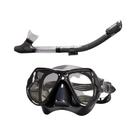 Kit de Mergulho com Máscara e Snorkel de Silicone - Adulto - Grande Visibilidade