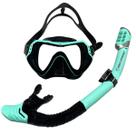 Kit de Mergulho De Mergulho Gold Sports Diver Pro Silicone Ultra - Fit