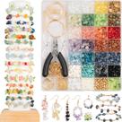 Kit de Miçangas DodoBeads com 1910 Unidades e Chips de Cristal para Joias