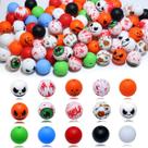 Kit de miçangas focais de silicone MONSEALYT Halloween 90 unidades de 15 mm