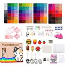 Kit de Miçangas Fusíveis Psykade 53.000 peças 2,6 mm 96 cores DIY Kit de Miçangas Fusíveis Psykade 53.000 peças 2,6 mm 96 cores DIY