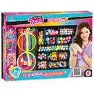 Kit de Miçangas Infantil Modelo com Linhas Coloridas Polibrinq