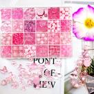 Kit de miçangas JJZxWish, 465 unidades, acrílico, série rosa sortida