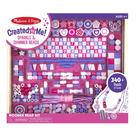 Kit de miçangas Melissa & Doug Sparkle & Shimmer com mais de 340 miçangas