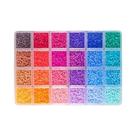 Kit De Miçangas Perler Hama De 24 Cores 2.6mm Para Artesanato DIY, Quebra-Cabeça 3D E Kit De Fusão Kit De Miçangas Perler Hama De 24 Cores 2.6mm Para Artesanato DIY, Quebra-Cabeça 3D E Kit De Fusão