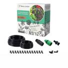 Kit De Micro Irrigação Regadora BrisaJardim KIL14 com 14 Hastes 360, Tubo 10 m e Tubo 15 m, Ideal para Hortas, Jardins e Vasos