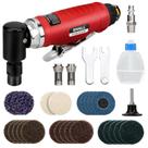 Kit de Micro Retífica Pneumática Angular SHALL com Pinças de 1/4" e 1/8"