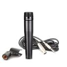 Kit De Microfone instrumento C/cabo xlr Balanceado,cachimbo rosca metálica,bolsa