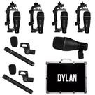 Kit de Microfone para Bateria Dylan DD-7 com Hard Case