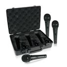 Kit de Microfones Behringer XM1800S Dinâmicos - 3 Unid Kit de Microfones Behringer XM1800S Dinâmicos - 3 Unid