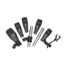 Kit De Microfones Para Bateria com 7 peças Samson DK707 Kit De Microfones Para Bateria com 7 peças Samson DK707