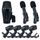 Kit de Microfones para Bateria Kadosh 7 Pçs KMD 207