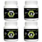 Kit de mídia de recarga Rock Tumbler Grit and Polish Polly Plastics