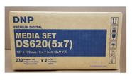 Kit de Mídia DNP DS620A 5x7 com 460 Impressões Papel e Fita