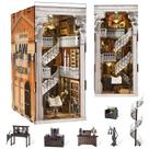 Kit de Miniatura Librería Jurídica 3D de Madera con LED CCCDF Kit de Miniatura Librería Jurídica 3D de Madera con LED CCCDF