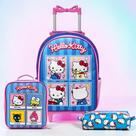 Kit de Mochila Escolar Rodinha Feminina Lancheira E Estojo Hello Kitty